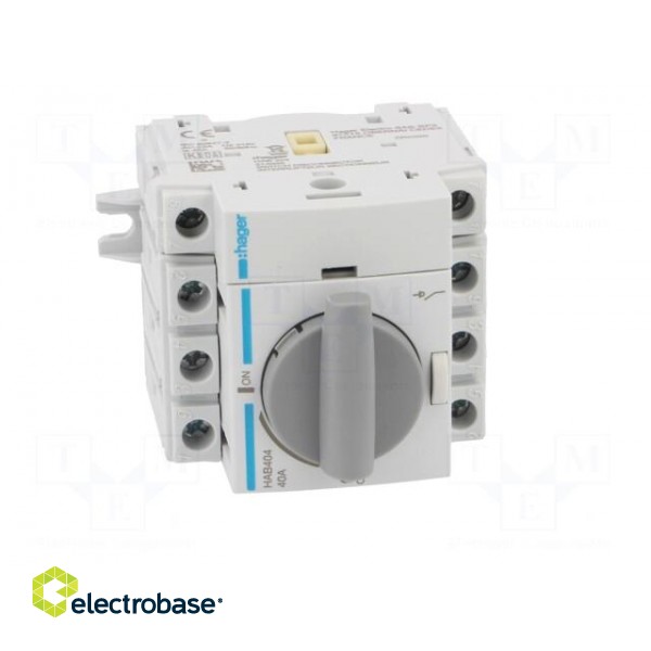 Switch-disconnector | Poles: 4 | for DIN rail mounting | 40A | 415VAC фото 9