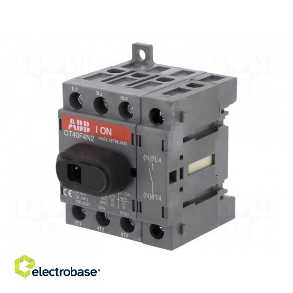 Switch-disconnector | Poles: 4 | for DIN rail mounting | 40A | OT