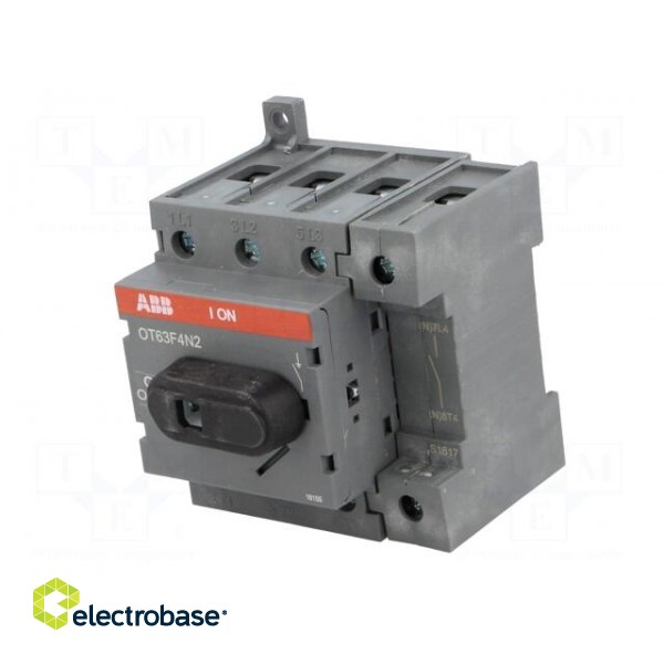 Switch-disconnector | Poles: 4 | for DIN rail mounting | 63A | OT image 2