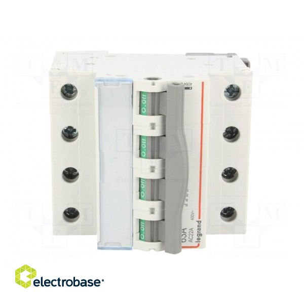 Switch-disconnector | Poles: 4 | DIN | 63A | 400VAC | FR300 | IP20 image 9