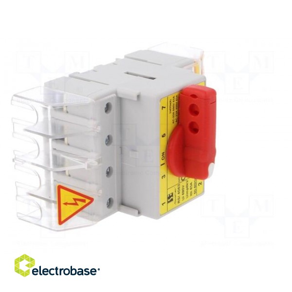 Switch-disconnector | Poles: 4 | for DIN rail mounting | 63A | 400VAC image 8