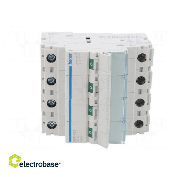 Switch-disconnector | Poles: 4 | for DIN rail mounting | 63A | 400VAC фото 9