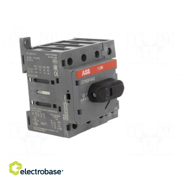 Switch-disconnector | Poles: 4 | for DIN rail mounting | 80A | OT image 8