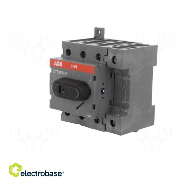 Switch-disconnector | Poles: 4 | for DIN rail mounting | 80A | OT image 2