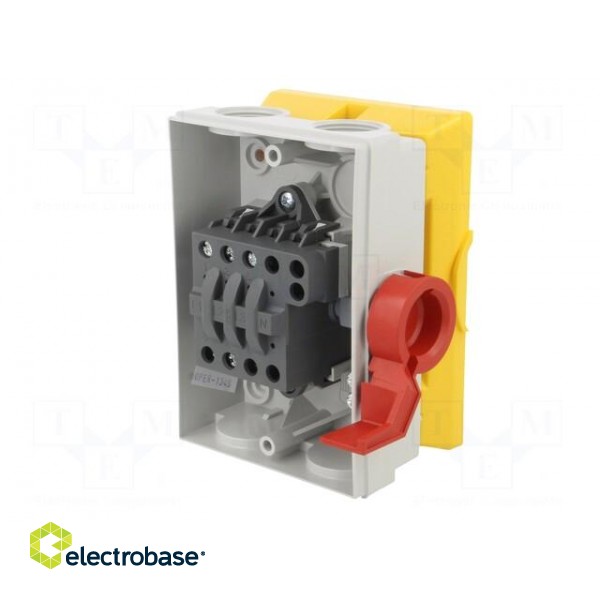 Switch-disconnector | Poles: 4 | flush mounting | 25A | BW | IP65 image 5