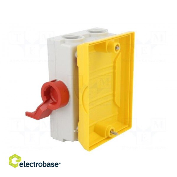 Switch-disconnector | Poles: 4 | flush mounting | 25A | BW | IP65 image 7