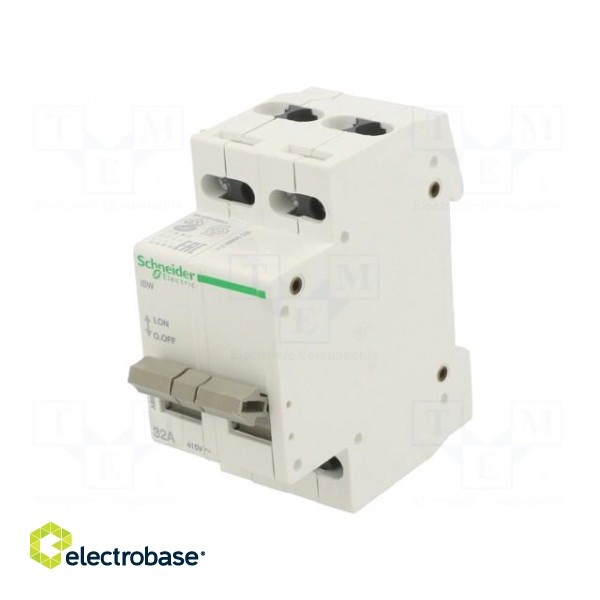 Switch-disconnector | Poles: 4 | for DIN rail mounting | 32A | 415VAC paveikslėlis 1