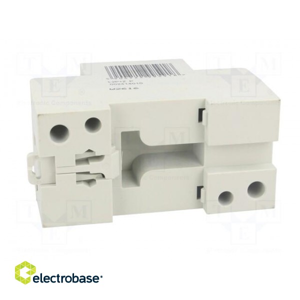 E-type socket | 230VAC | 10A | for DIN rail mounting paveikslėlis 5