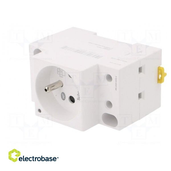 E-type socket | 250VAC | 16A | for DIN rail mounting | ACTI9 фото 2