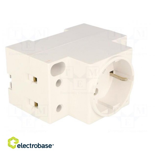 E-type socket | 250VAC | 16A | IP20 | on panel | Input: 6mm fork | 62mm image 8