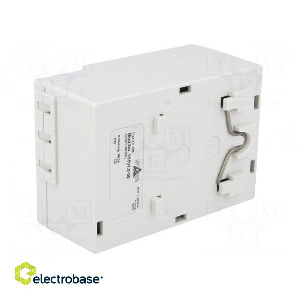 E-type socket | 250VAC | 6.3A | IP20 | DIN | 92x62x48mm фото 4