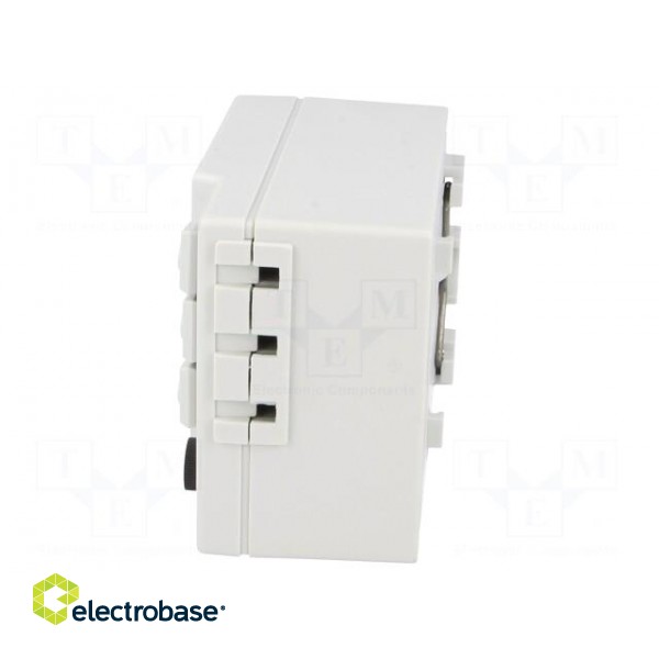 E-type socket | 250VAC | 6.3A | IP20 | DIN | 92x62x48mm фото 3