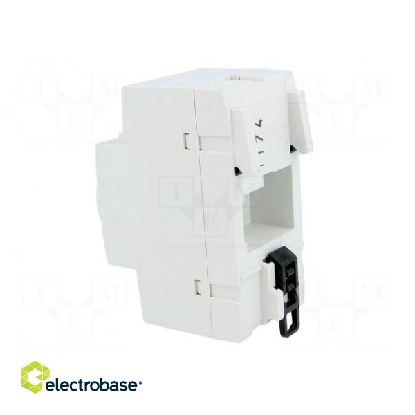 F-type socket | 250VAC | 16A | for DIN rail mounting фото 4