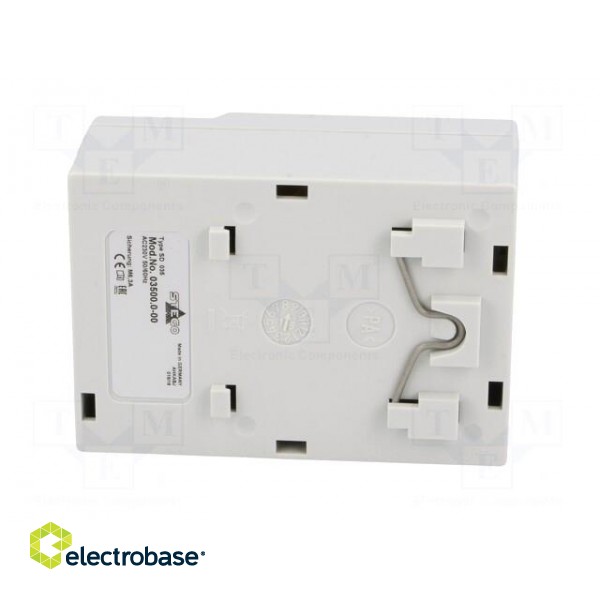 F-type socket | 250VAC | 6.3A | IP20 | for DIN rail mounting image 5