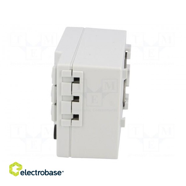 F-type socket | 250VAC | 6.3A | IP20 | for DIN rail mounting image 3