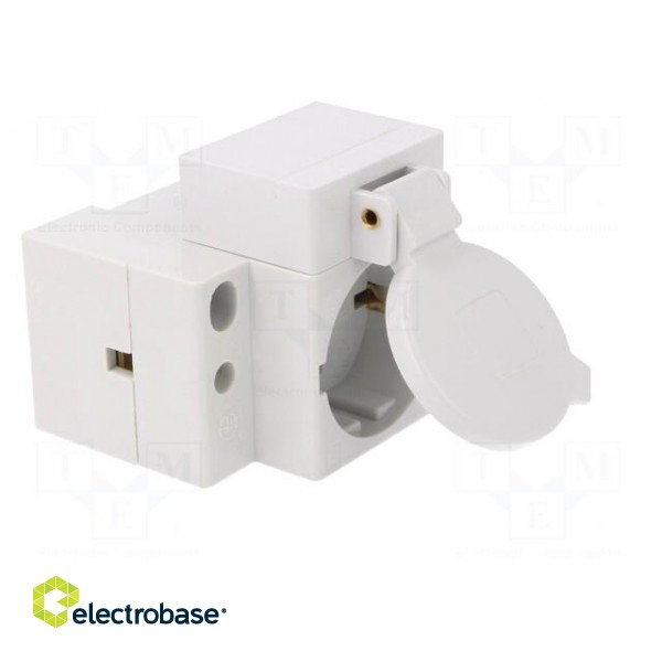 F-type socket (Schuko) | 230VAC | 16A | for DIN rail mounting image 8