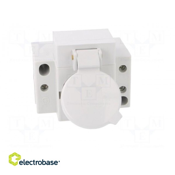 F-type socket (Schuko) | 230VAC | 16A | for DIN rail mounting image 9