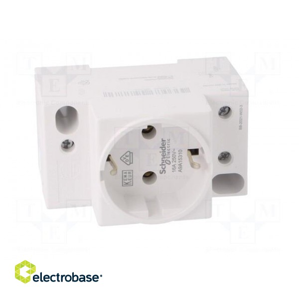 F-type socket (Schuko) | 250VAC | 16A | for DIN rail mounting image 9