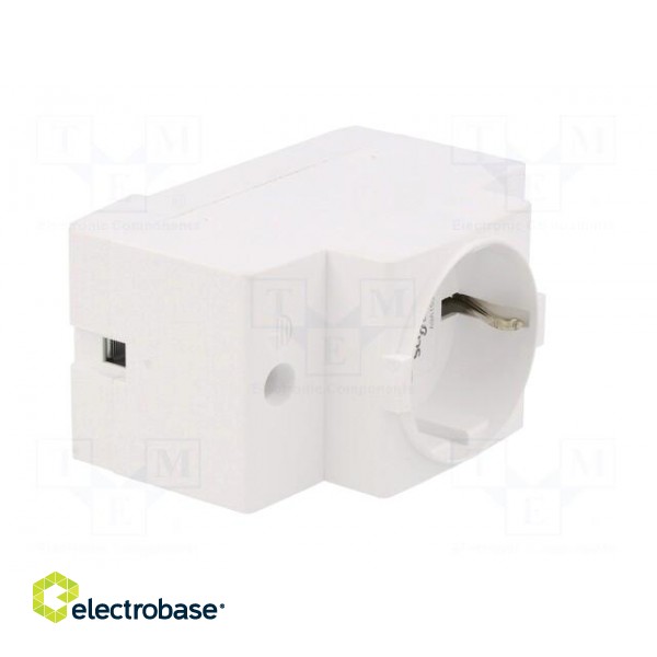 F-type socket (Schuko) | 250VAC | 16A | for DIN rail mounting фото 8