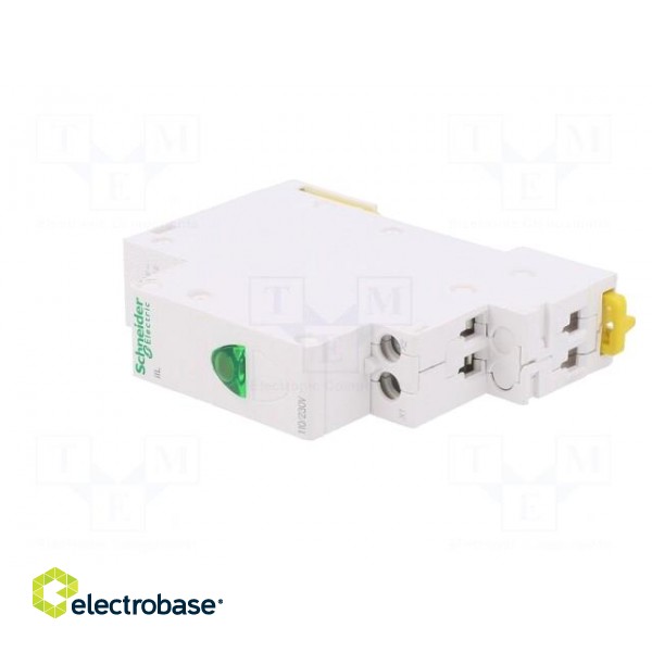 LED indicator | 110÷230VAC | for DIN rail mounting | Colour: green фото 2