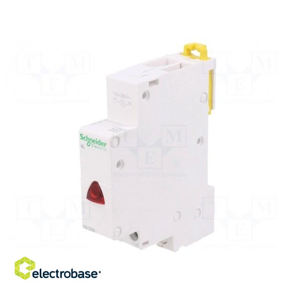 LED indicator | 110÷230VAC | for DIN rail mounting | Colour: red image 1