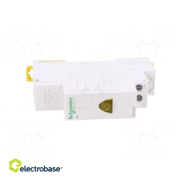 LED indicator | 110÷230VAC | for DIN rail mounting | Colour: yellow paveikslėlis 9