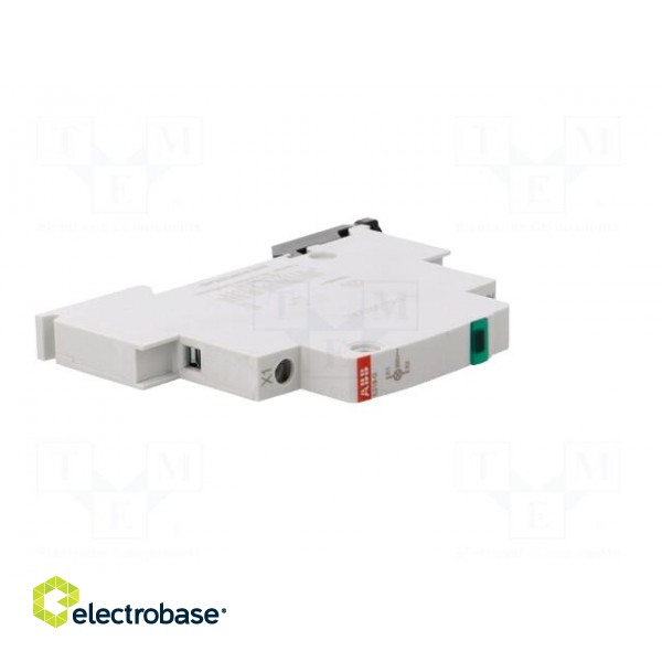 LED indicator | 115÷250VAC | DIN | 9mm | Colour: green paveikslėlis 8