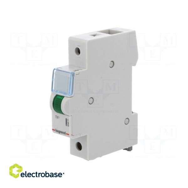 LED indicator | 230VAC | for DIN rail mounting | Colour: green image 1