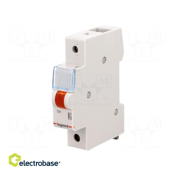 LED indicator | 230VAC | DIN | Colour: orange image 1