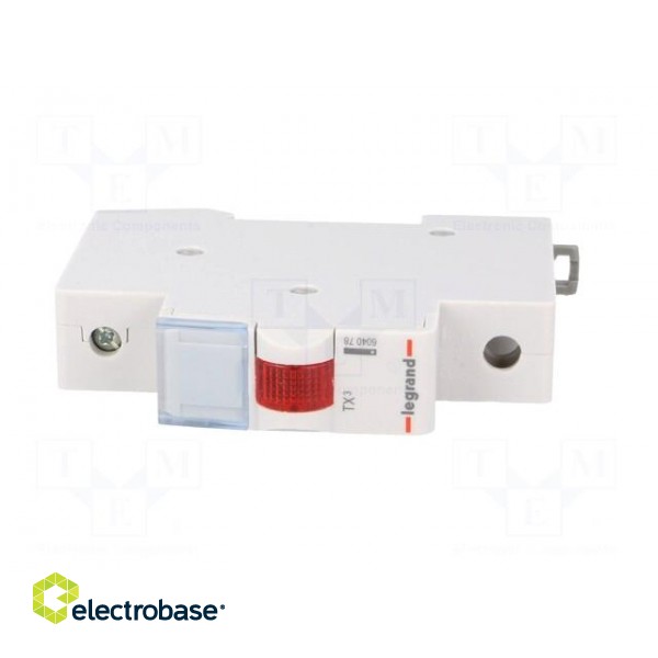 LED indicator | 230VAC | DIN | Colour: red фото 9