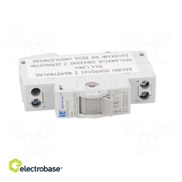 Module: mains-generator switch | Poles: 1 | 240/415VAC | 40A | IP20 image 9