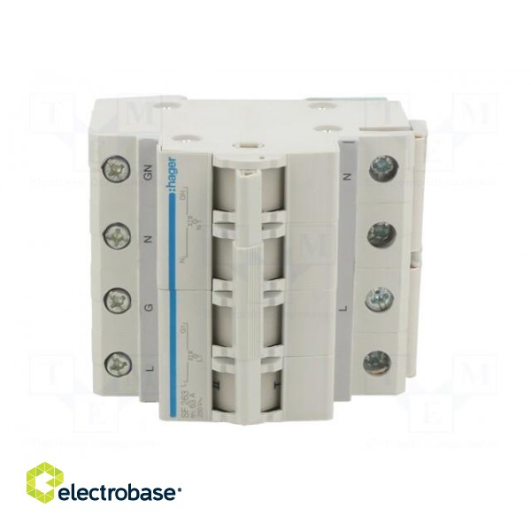 Module: mains-generator switch | Poles: 1+N | 400VAC | 63A | IP20 image 9