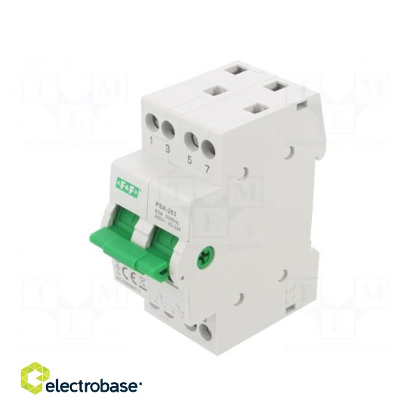 Module: mains-generator switch | Poles: 2 | 230/400VAC | 63A | IP20 image 1