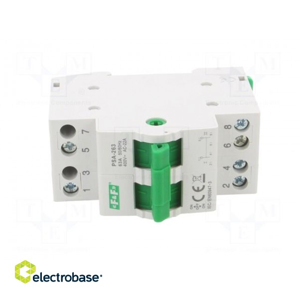 Module: mains-generator switch | Poles: 2 | 230/400VAC | 63A | IP20 image 9