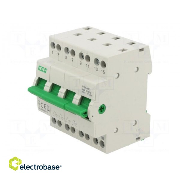 Module: mains-generator switch | Poles: 4 | 230/400VAC | 63A | IP20 фото 1