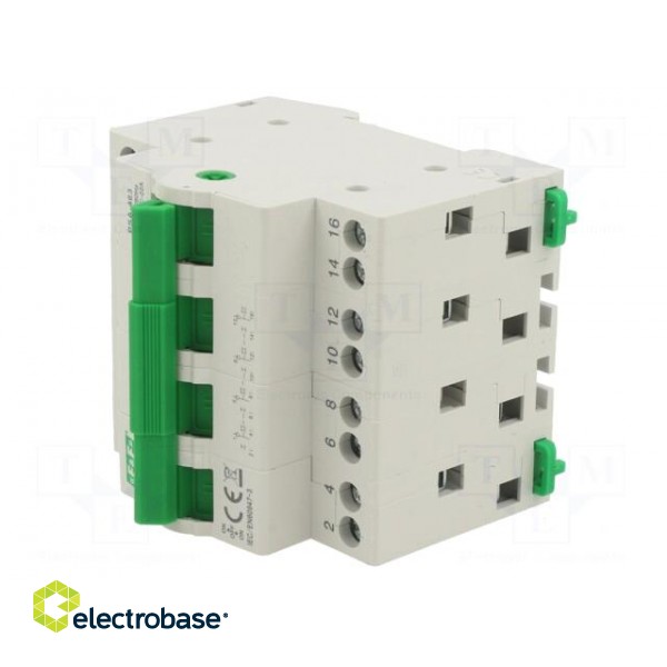 Module: mains-generator switch | Poles: 4 | 230/400VAC | 63A | IP20 фото 2