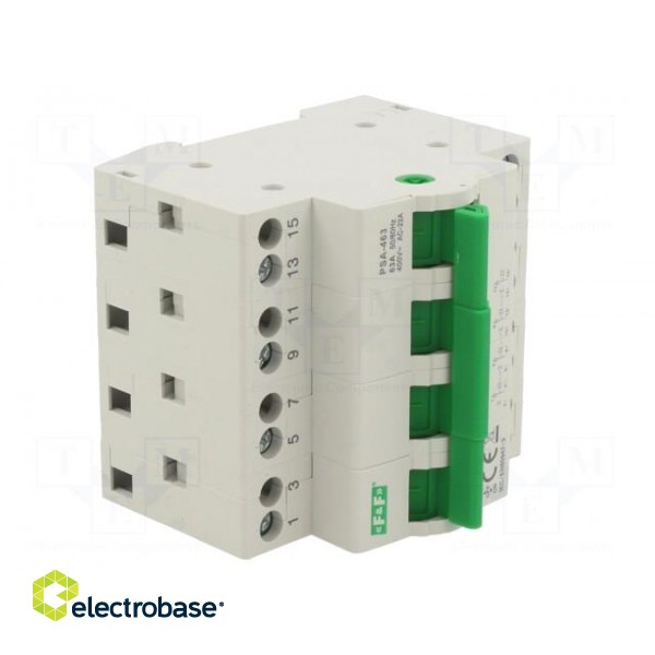 Module: mains-generator switch | Poles: 4 | 230/400VAC | 63A | IP20 image 8