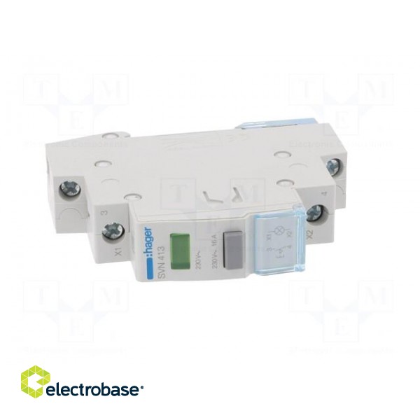 Module: pushbutton switch | 230VAC | 16A | for DIN rail mounting фото 9