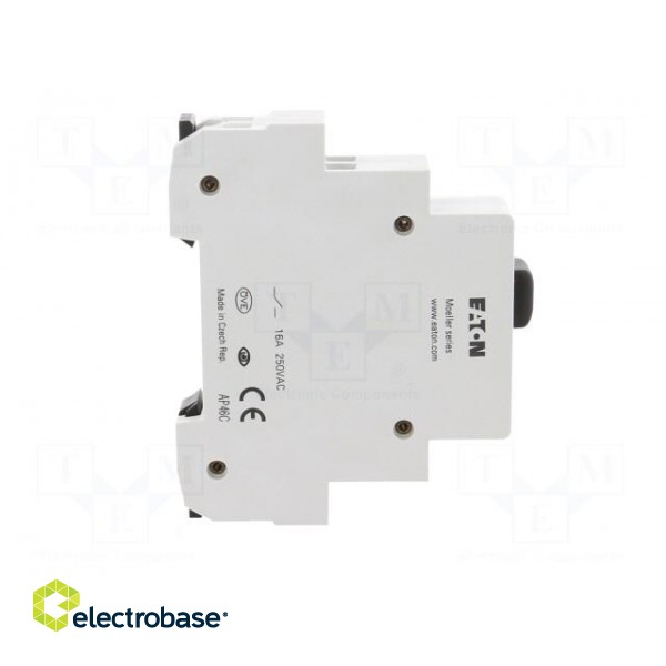 Module: pushbutton switch | 230VAC | 16A | IP40 | DIN | 17.5x80x60mm image 7