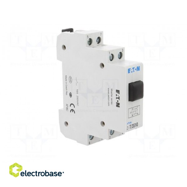 Module: pushbutton switch | 230VAC | 16A | IP40 | DIN | 17.5x80x60mm фото 8