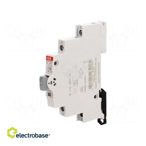 Module: pushbutton switch | 250VAC | 16A | DIN | monostable фото 1