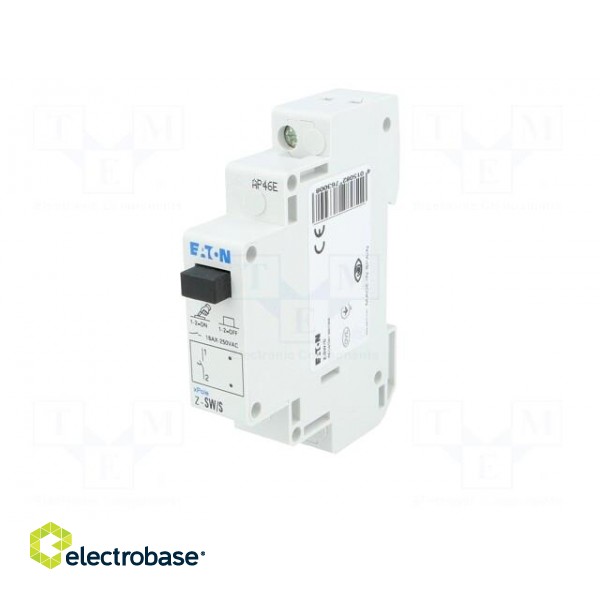 Module: pushbutton switch | 250VAC | 16A | IP40 | DIN | 17.5x90x60mm image 2