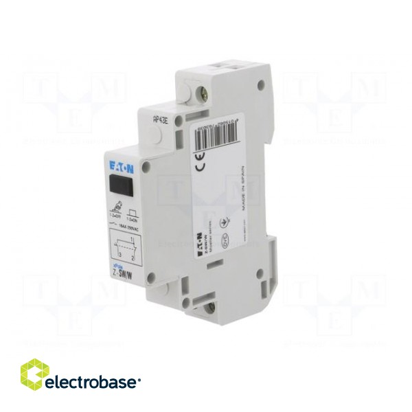 Module: pushbutton switch | 250VAC | 16A | IP40 | DIN | 17.5x90x60mm image 2