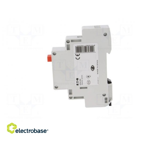 Module: pushbutton switch | 250VAC | 16A | IP40 | 17.5x90x60mm | Z-SW image 3