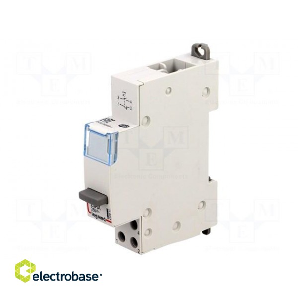 Module: pushbutton switch | 250VAC | 20A | DIN | bistable фото 1