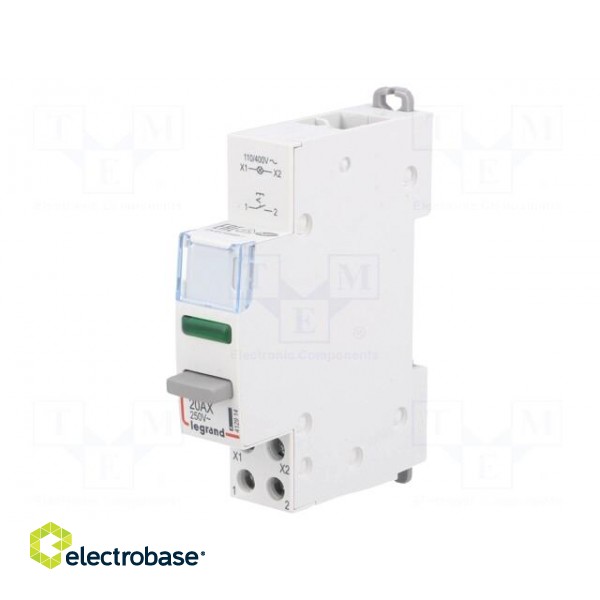 Module: pushbutton switch | 250VAC | 20A | DIN | bistable image 1