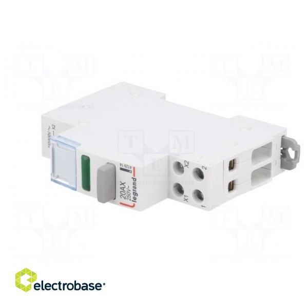 Module: pushbutton switch | 250VAC | 20A | DIN | bistable фото 2