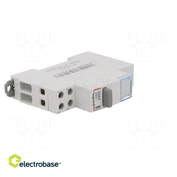 Module: pushbutton switch | 250VAC | 20A | DIN | bistable image 8