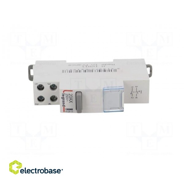 Module: pushbutton switch | 250VAC | 20A | DIN | bistable image 9