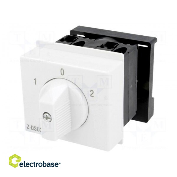 Module: rotary switch | 250VAC | 20A | IP20 | for DIN rail mounting image 1
